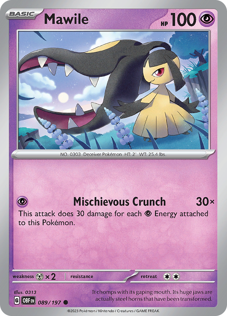 Mawile (089/197) [Scarlet & Violet: Obsidian Flames] | Total Play