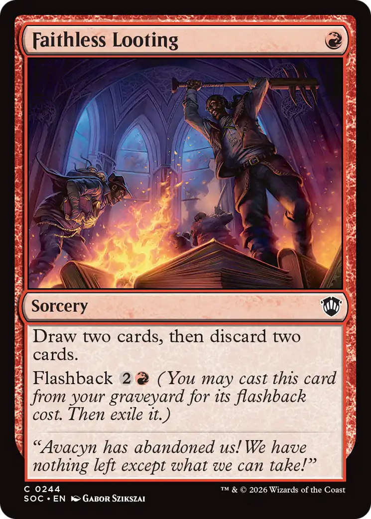 Faithless Looting [Secrets of Strixhaven Commander] | Total Play