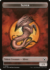 Saproling // Sliver Double-Sided Token [The List] | Total Play