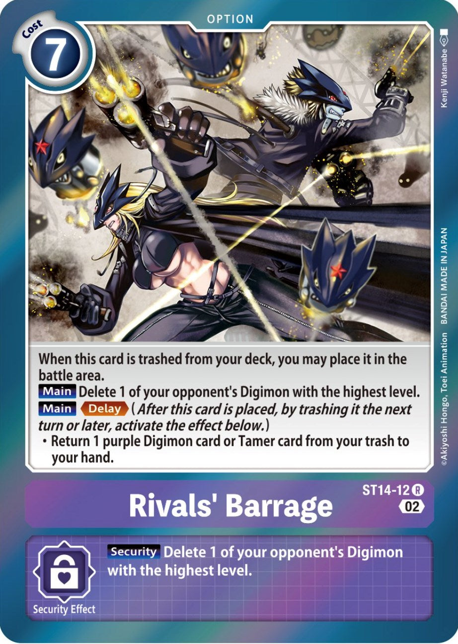 Rival's Barrage [ST14-12] [Starter Deck: Beelzemon Advanced Deck Set] | Total Play