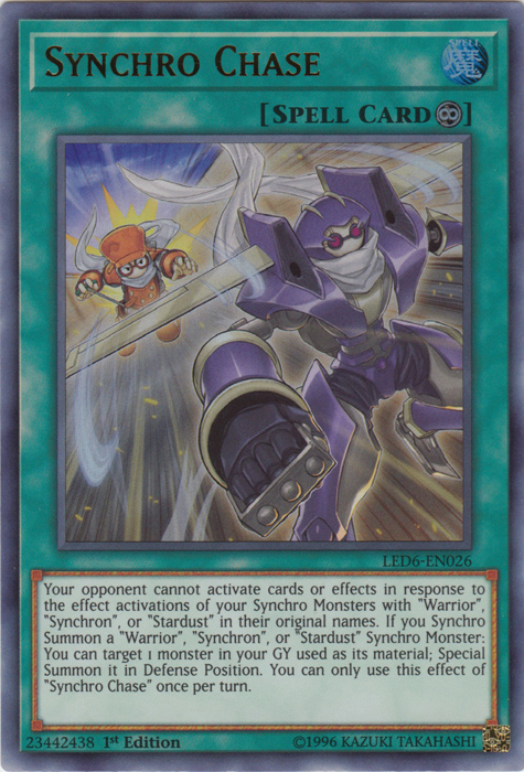 Synchro Chase [LED6-EN026] Ultra Rare | Total Play