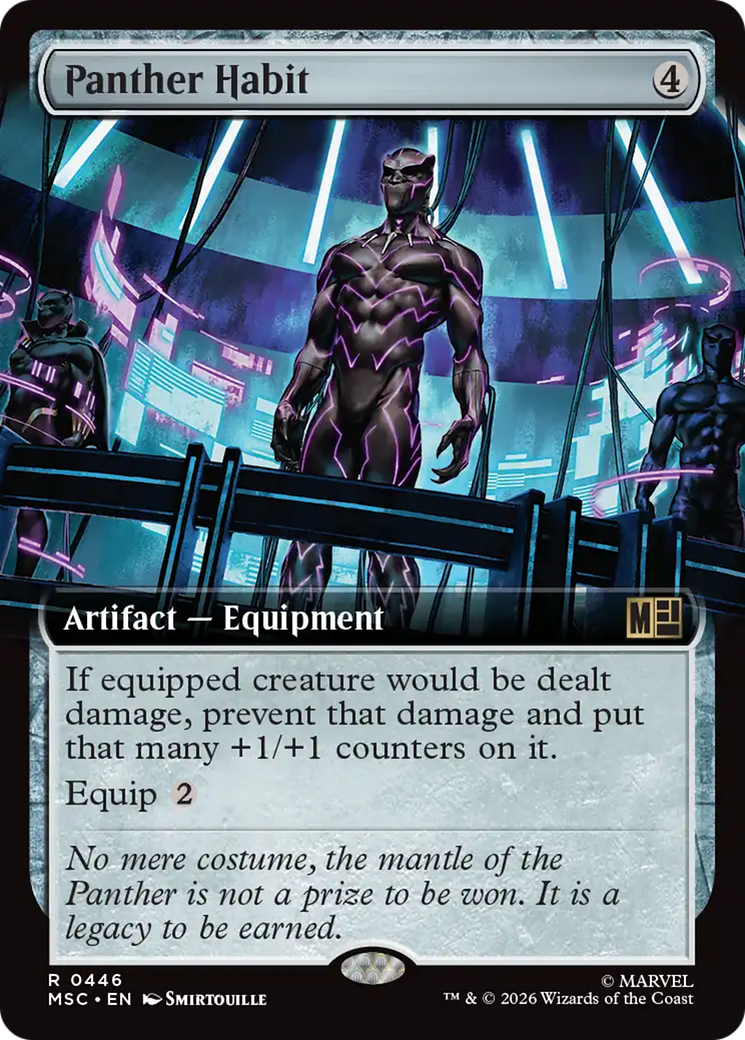 Panther Habit (Extended Art) [Marvel Super Heroes Commander] | Total Play