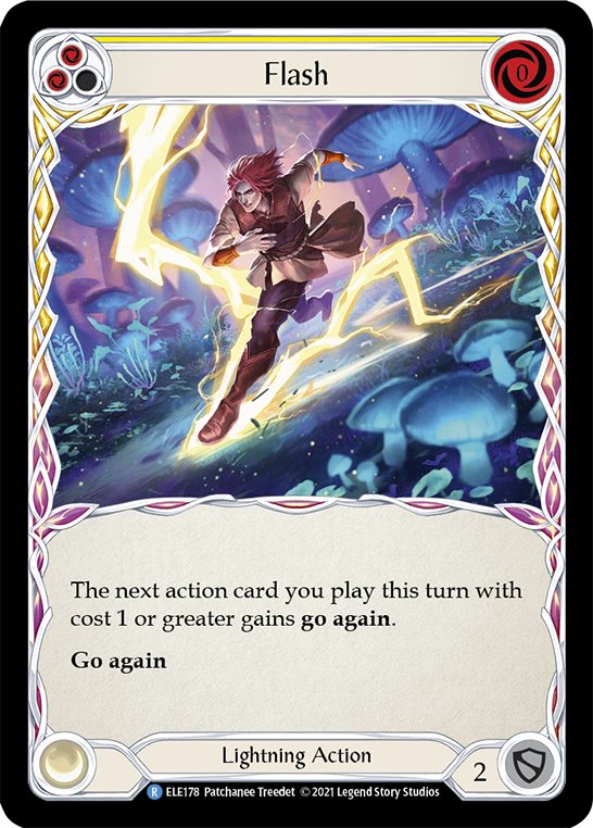 Flash (Yellow) [ELE178] (Tales of Aria)  1st Edition Normal | Total Play