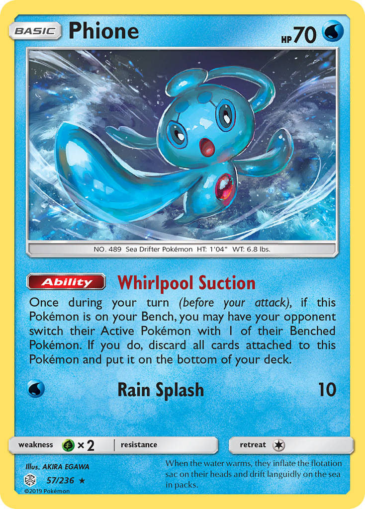 Phione (57/236) [Sun & Moon: Cosmic Eclipse] | Total Play
