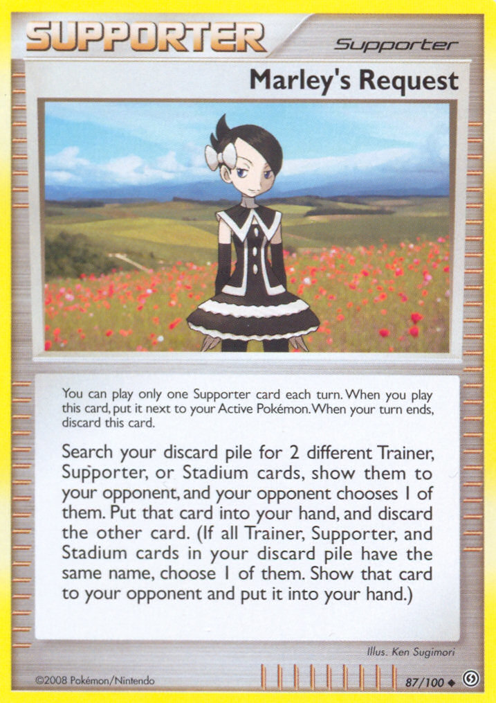 Marley's Request (87/100) [Diamond & Pearl: Stormfront] | Total Play