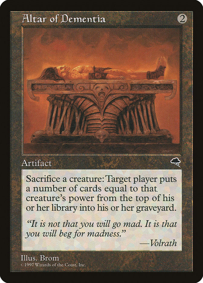 Altar of Dementia [Tempest] | Total Play