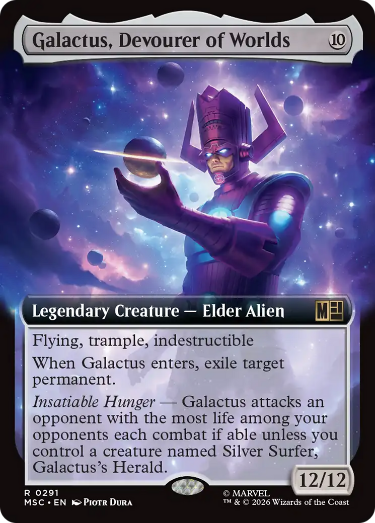 Galactus, Devourer of Worlds (Extended Art) [Marvel Super Heroes Commander] | Total Play