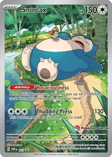 Snorlax (051) (Pokemon Center) [Scarlet & Violet: Black Star Promos] | Total Play