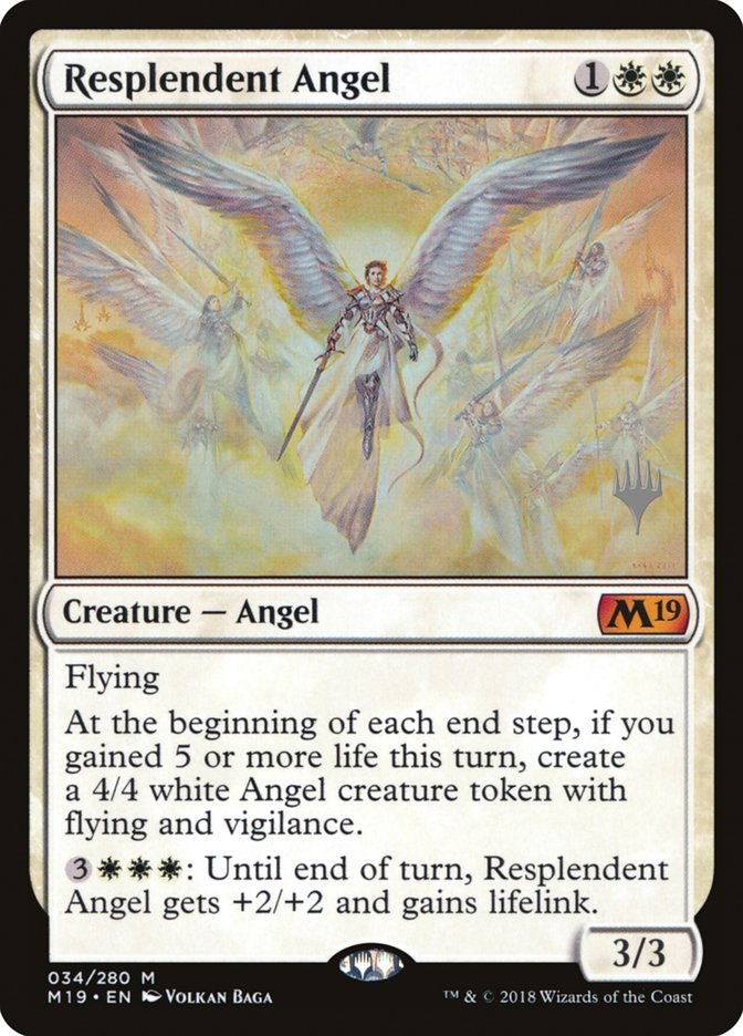 Resplendent Angel (Promo Pack) [Core Set 2019 Promos] | Total Play
