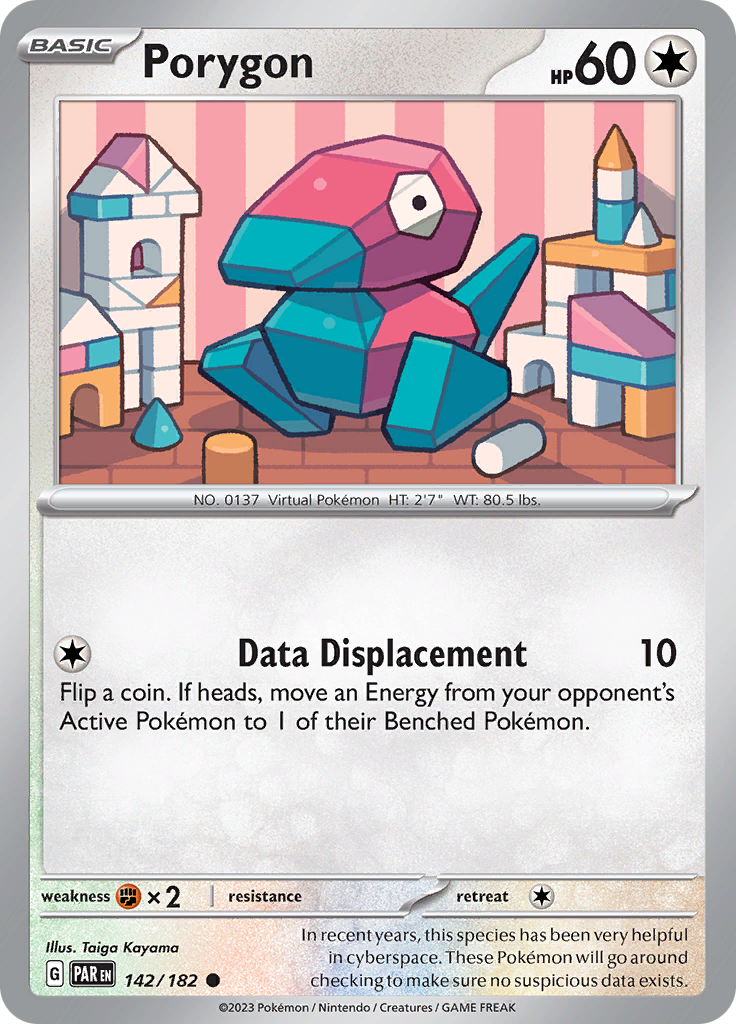 Porygon (142/182) [Scarlet & Violet: Paradox Rift] | Total Play