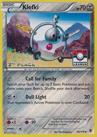 Klefki (66/119) (League Promo 2nd Place) [XY: Phantom Forces] | Total Play
