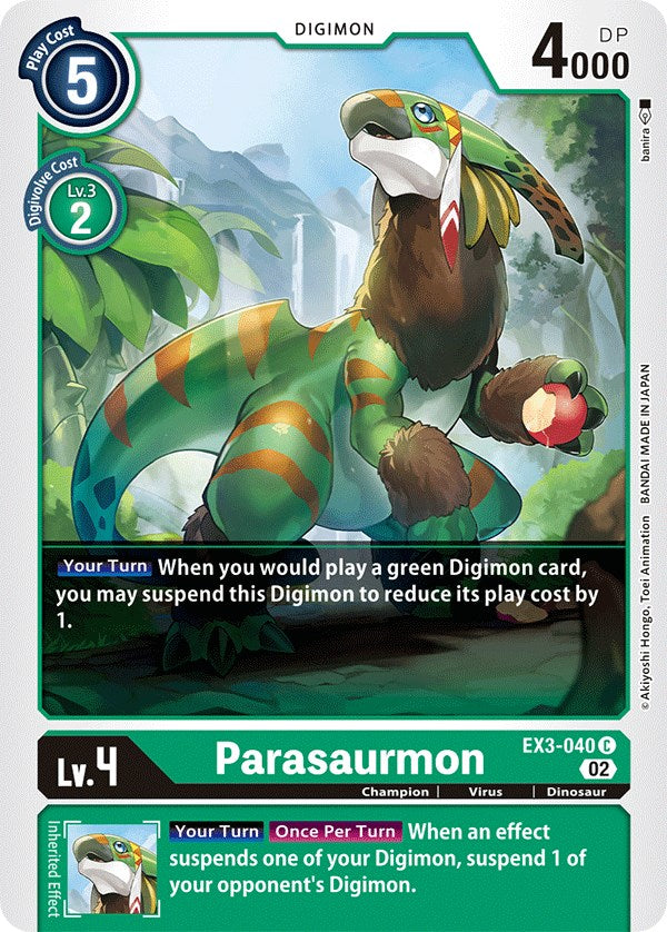 Parasaurmon [EX3-040] [Draconic Roar] | Total Play