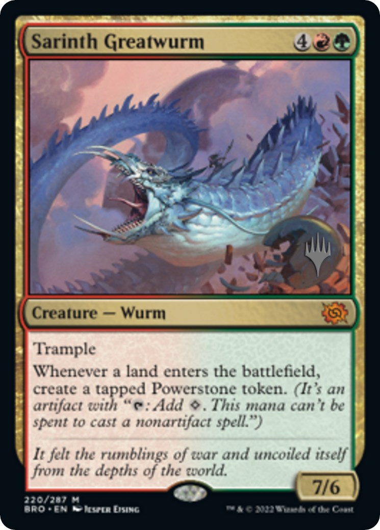 Sarinth Greatwurm (Promo Pack) [The Brothers' War Promos] | Total Play