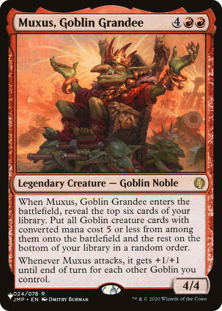 Muxus, Goblin Grandee [The List Reprints] | Total Play