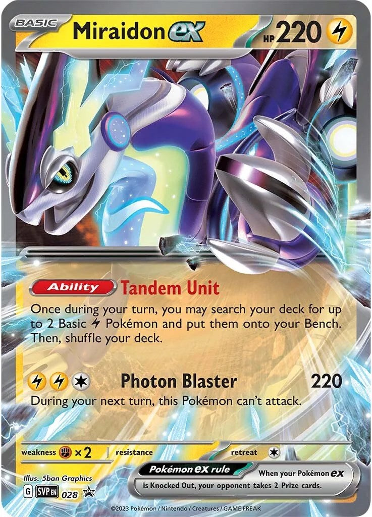 Miraidon ex (028) [Scarlet & Violet: Black Star Promos] | Total Play