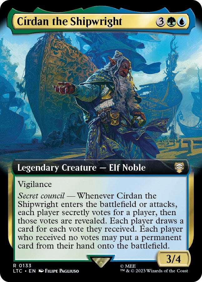 Cirdan the Shipwright (Extended Art) [The Lord of the Rings: Tales of Middle-Earth Commander] | Total Play