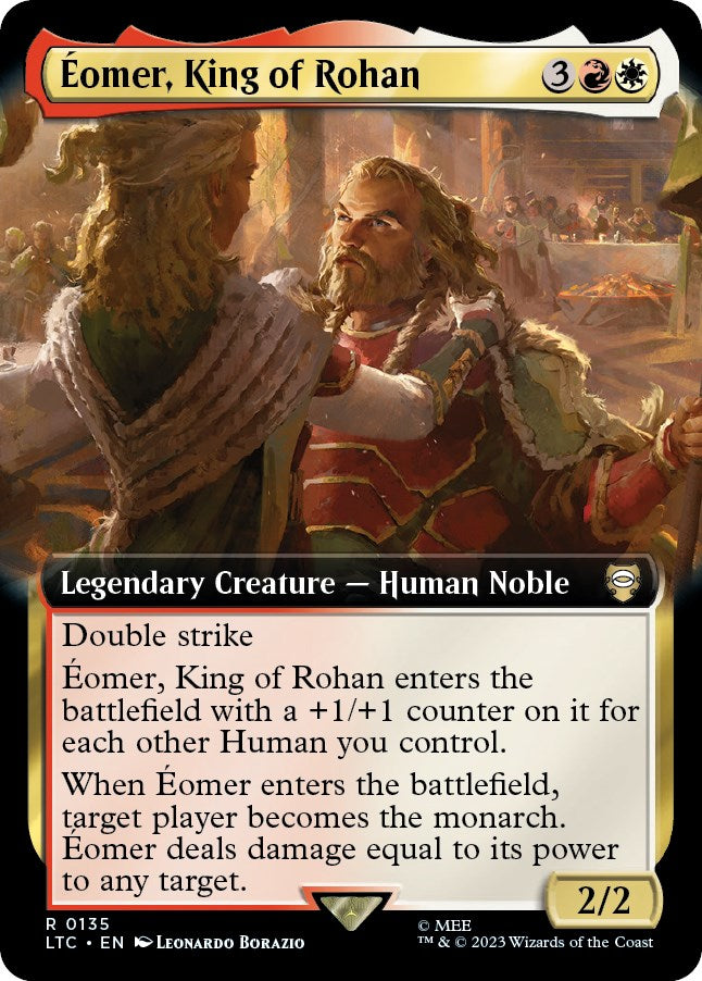 Eomer, King of Rohan (Extended Art) [The Lord of the Rings: Tales of Middle-Earth Commander] | Total Play