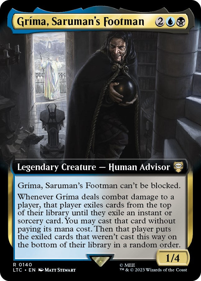 Grima, Saruman's Footman (Extended Art) [The Lord of the Rings: Tales of Middle-Earth Commander] | Total Play