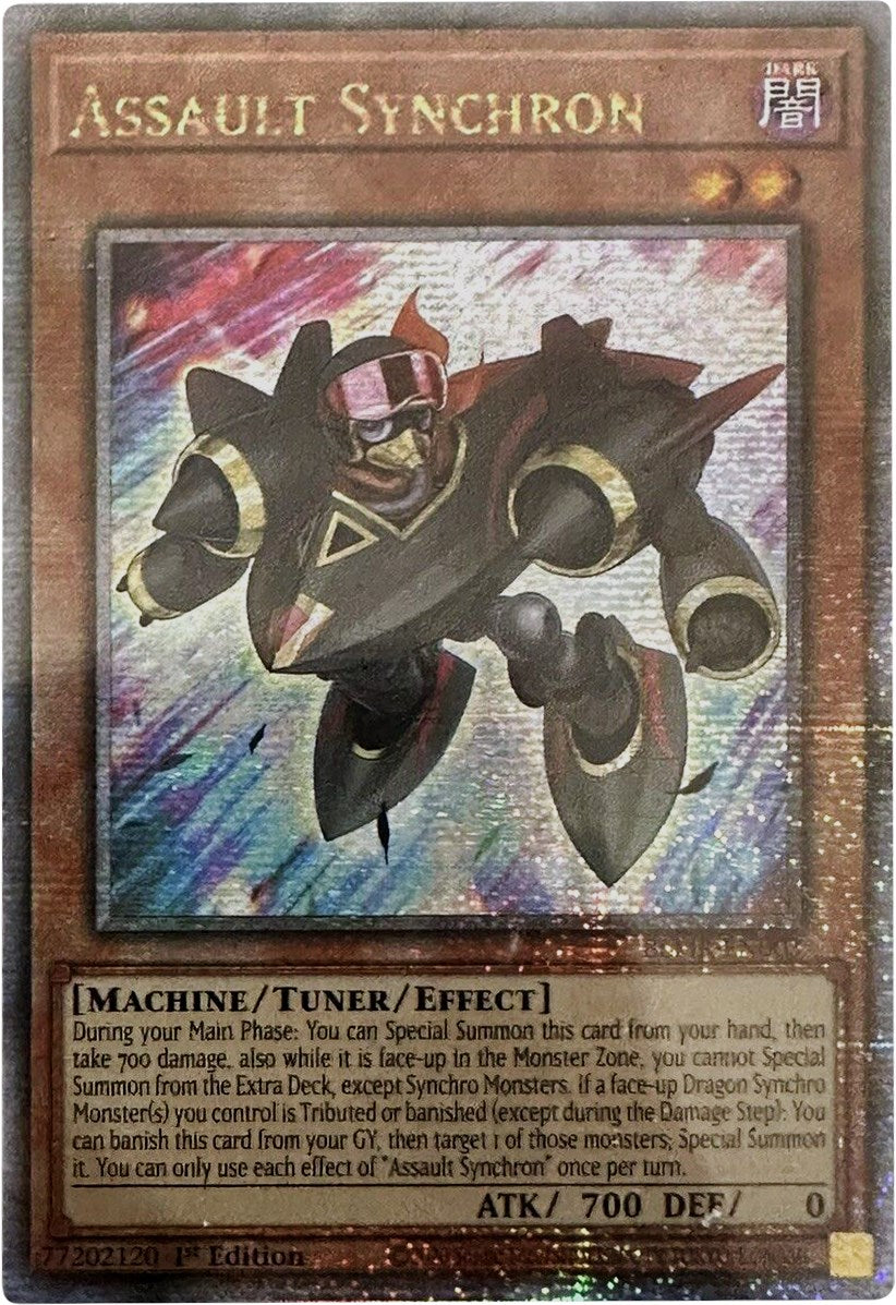 Assault Synchron [BLMR-EN003] Quarter Century Secret Rare | Total Play