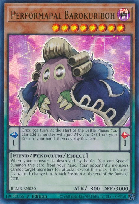 Performapal Barokuriboh [BLMR-EN030] Ultra Rare | Total Play