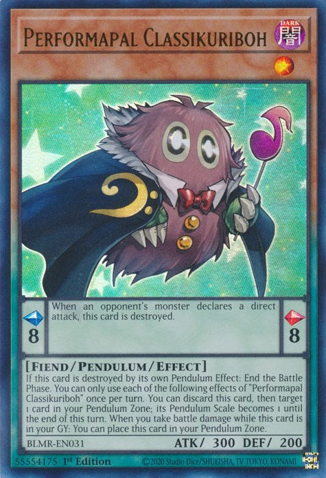 Performapal Classikuriboh [BLMR-EN031] Ultra Rare | Total Play