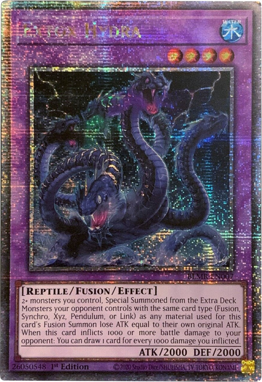 Extox Hydra [BLMR-EN007] Quarter Century Secret Rare | Total Play
