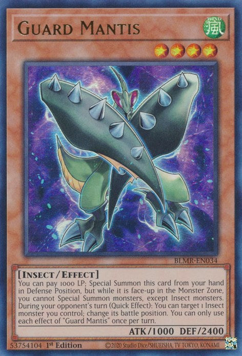 Guard Mantis [BLMR-EN034] Ultra Rare | Total Play