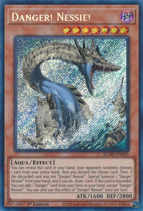 Danger! Nessie! [BLMR-EN059] Secret Rare | Total Play