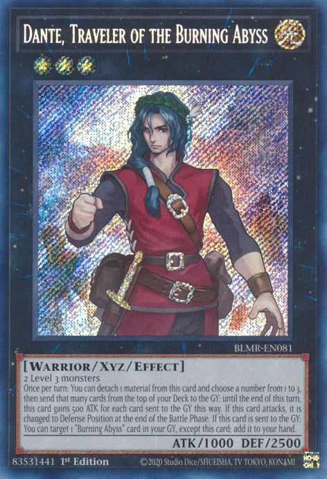 Dante, Traveler of the Burning Abyss [BLMR-EN081] Secret Rare | Total Play