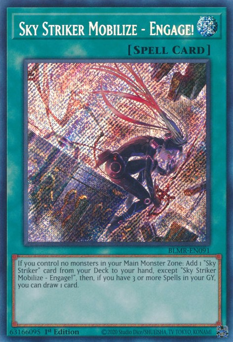 Sky Striker Mobilize - Engage! [BLMR-EN091] Secret Rare | Total Play
