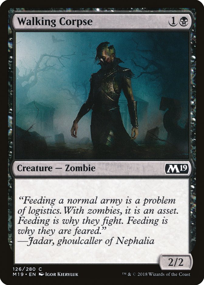 Walking Corpse [Core Set 2019] | Total Play