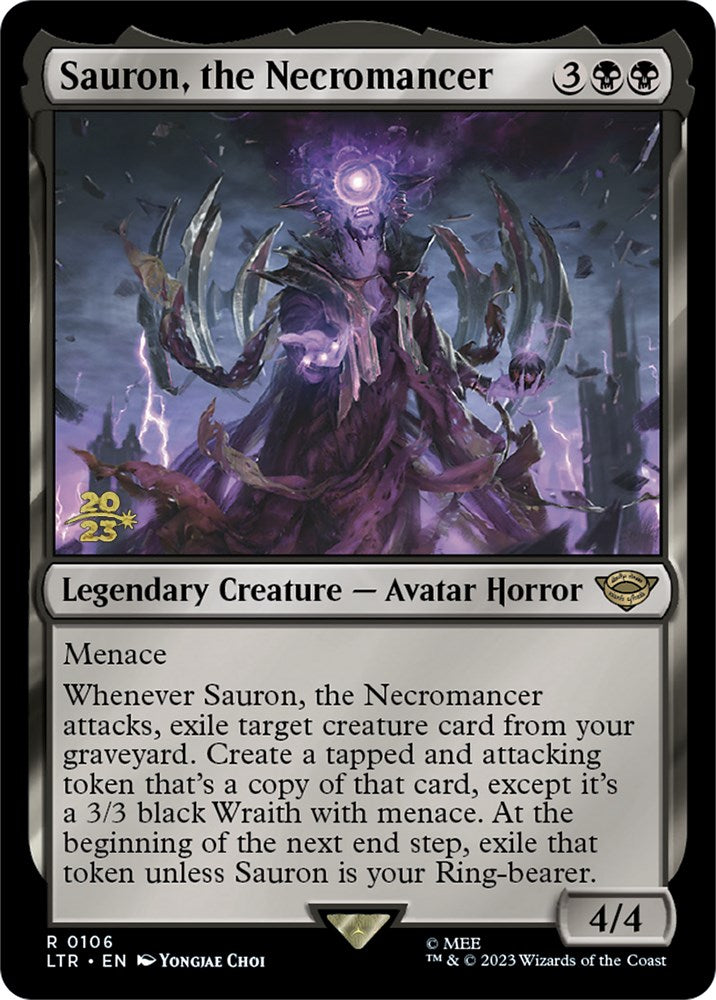 Sauron, the Necromancer [The Lord of the Rings: Tales of Middle-Earth Prerelease Promos] | Total Play