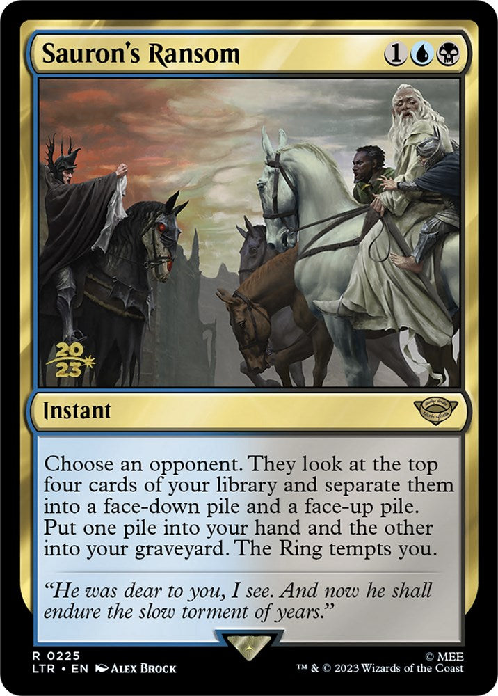 Sauron's Ransom [The Lord of the Rings: Tales of Middle-Earth Prerelease Promos] | Total Play