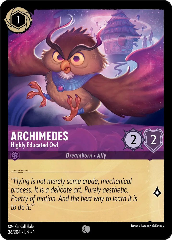 Archimedes - Highly Educated Owl (36/204) [The First Chapter] | Total Play