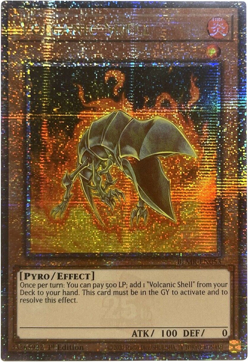 Volcanic Shell [BLMR-EN053] Quarter Century Secret Rare | Total Play