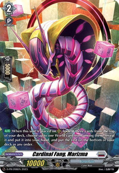 Cardinal Fang, Marizma (D-PR/206EN) [D Promo Cards] | Total Play