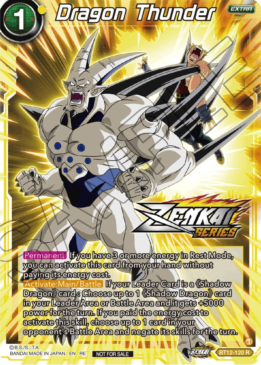 Dragon Thunder (Event Pack 12) (BT12-120) [Tournament Promotion Cards] | Total Play