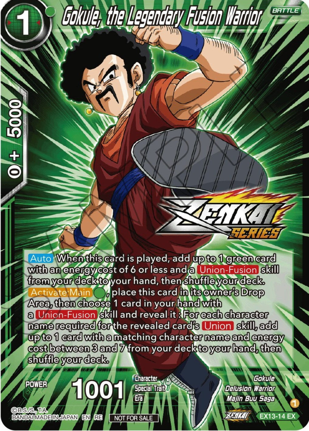 Gokule, the Legendary Fusion Warrior (Event Pack 12) (EX13-14) [Tournament Promotion Cards] | Total Play