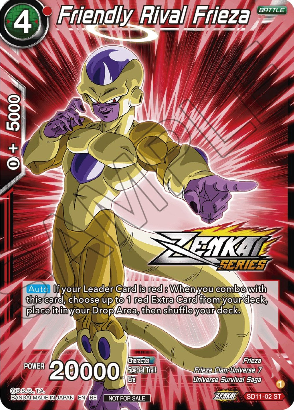 Friendly Rival Frieza (Event Pack 12) (SD11-02) [Tournament Promotion Cards] | Total Play
