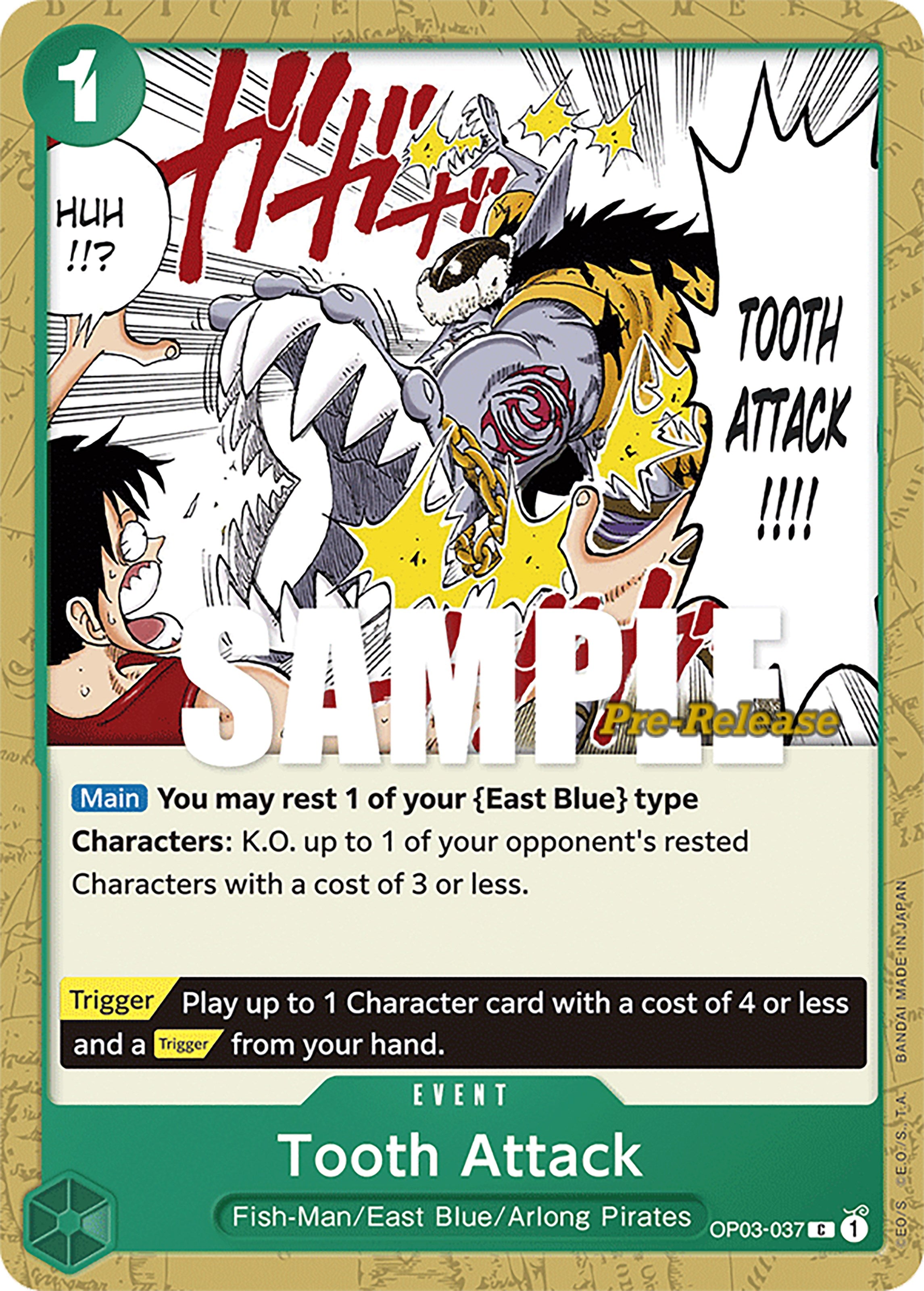 Tooth Attack [Pillars of Strength Pre-Release Cards] | Total Play