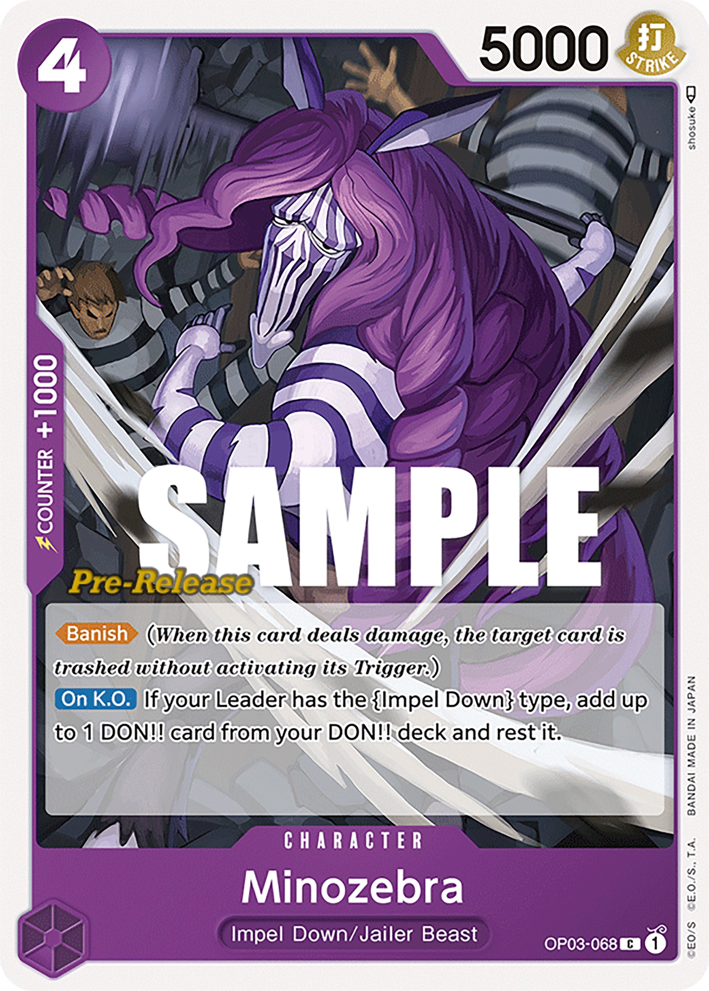 Minozebra [Pillars of Strength Pre-Release Cards] | Total Play