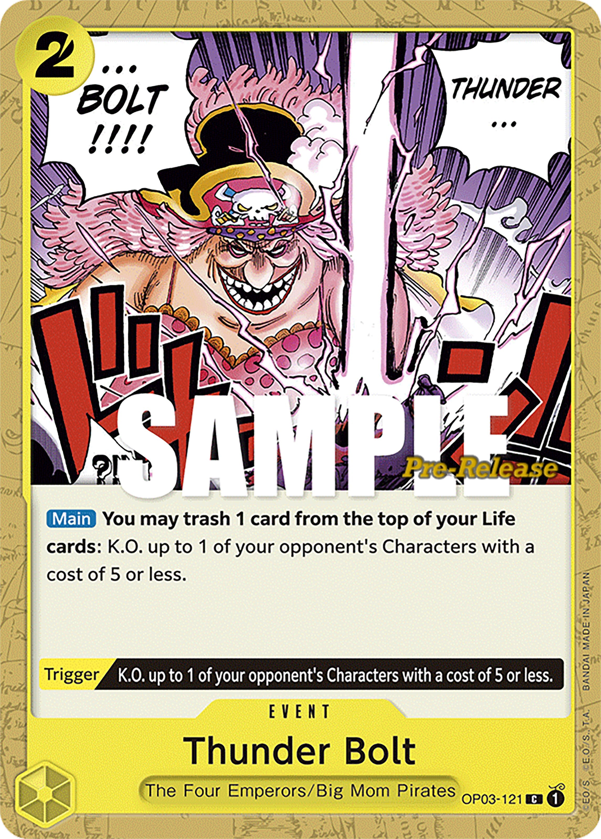 Thunder Bolt [Pillars of Strength Pre-Release Cards] | Total Play