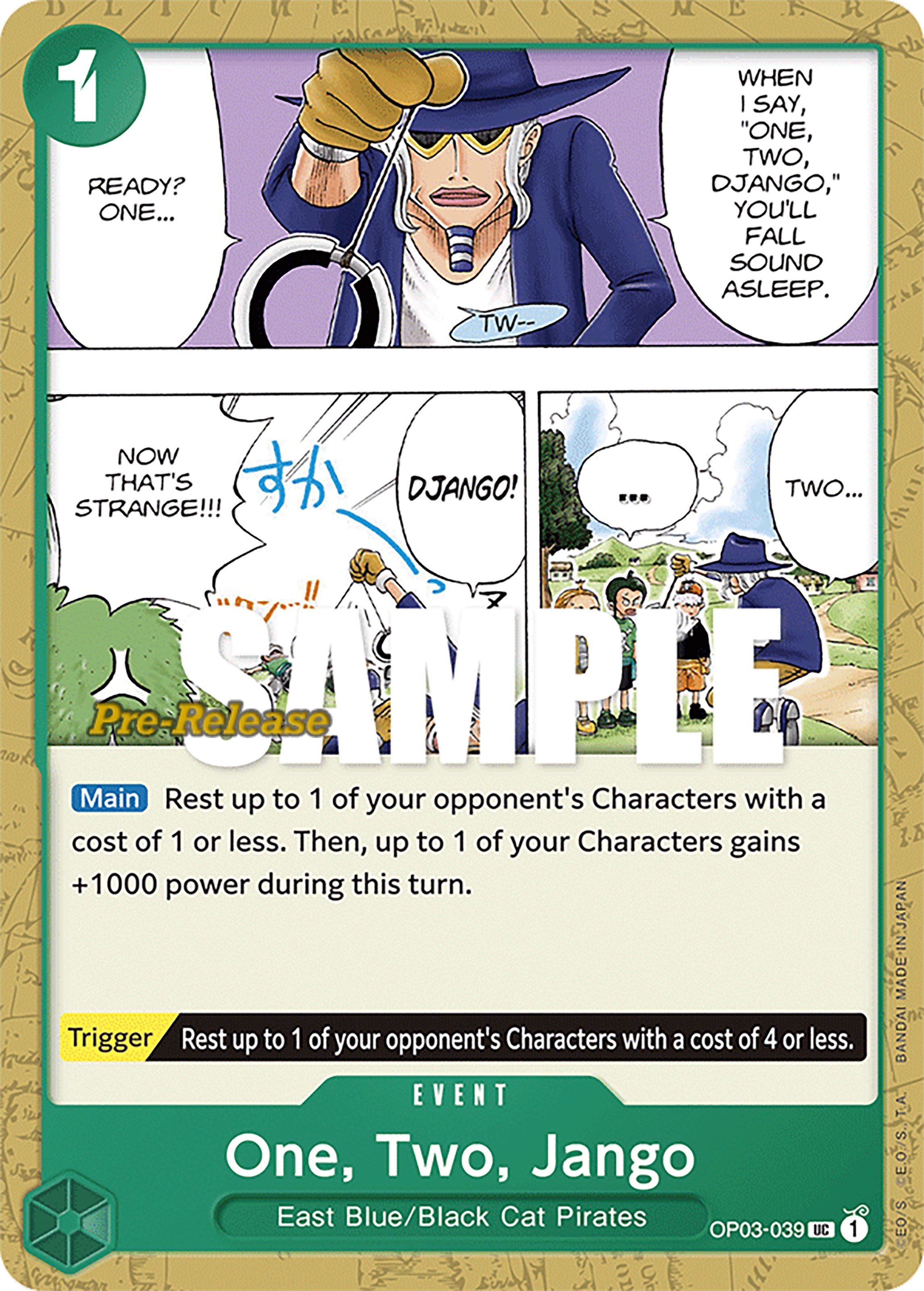 One, Two, Jango [Pillars of Strength Pre-Release Cards] | Total Play