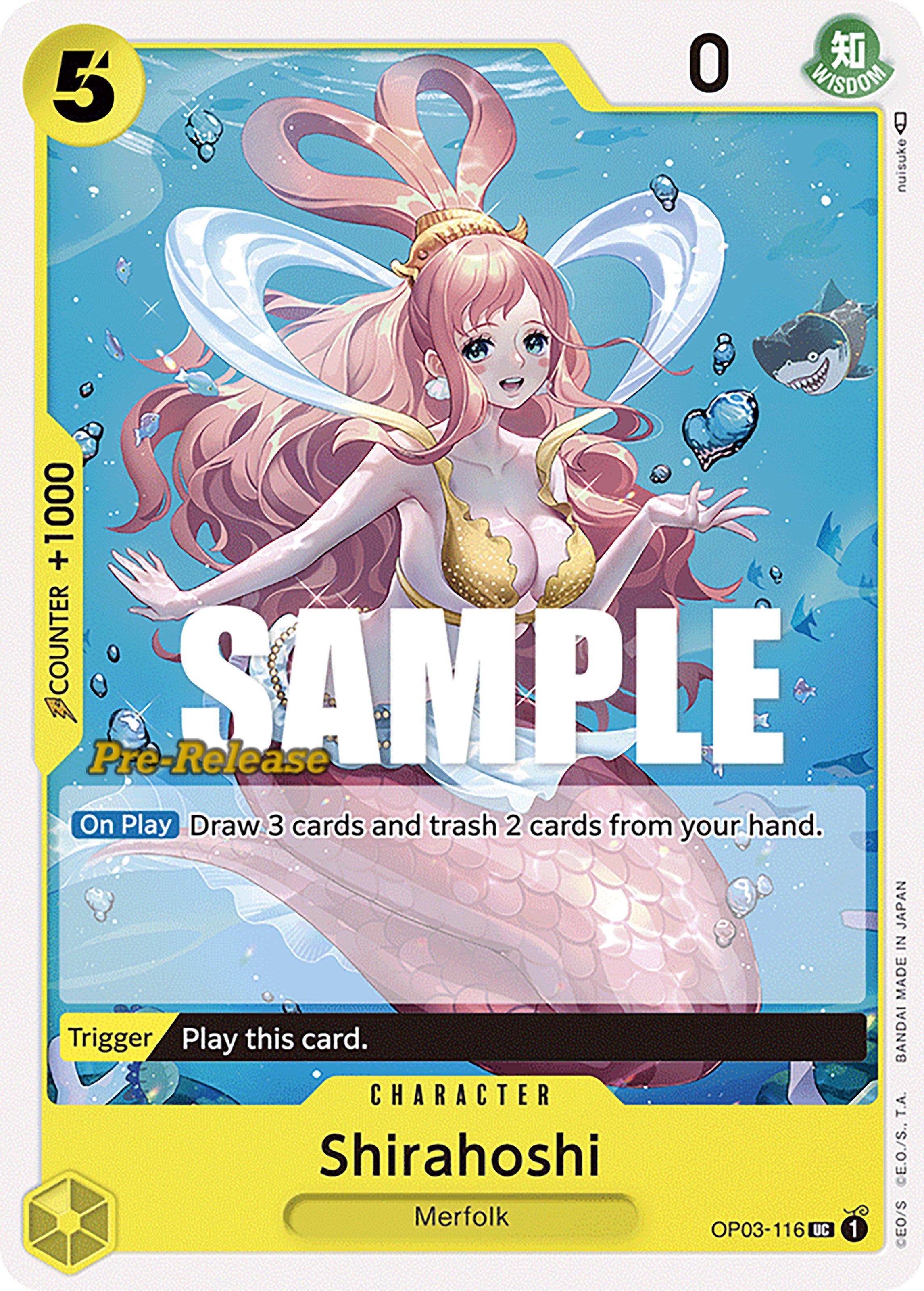 Shirahoshi [Pillars of Strength Pre-Release Cards] | Total Play