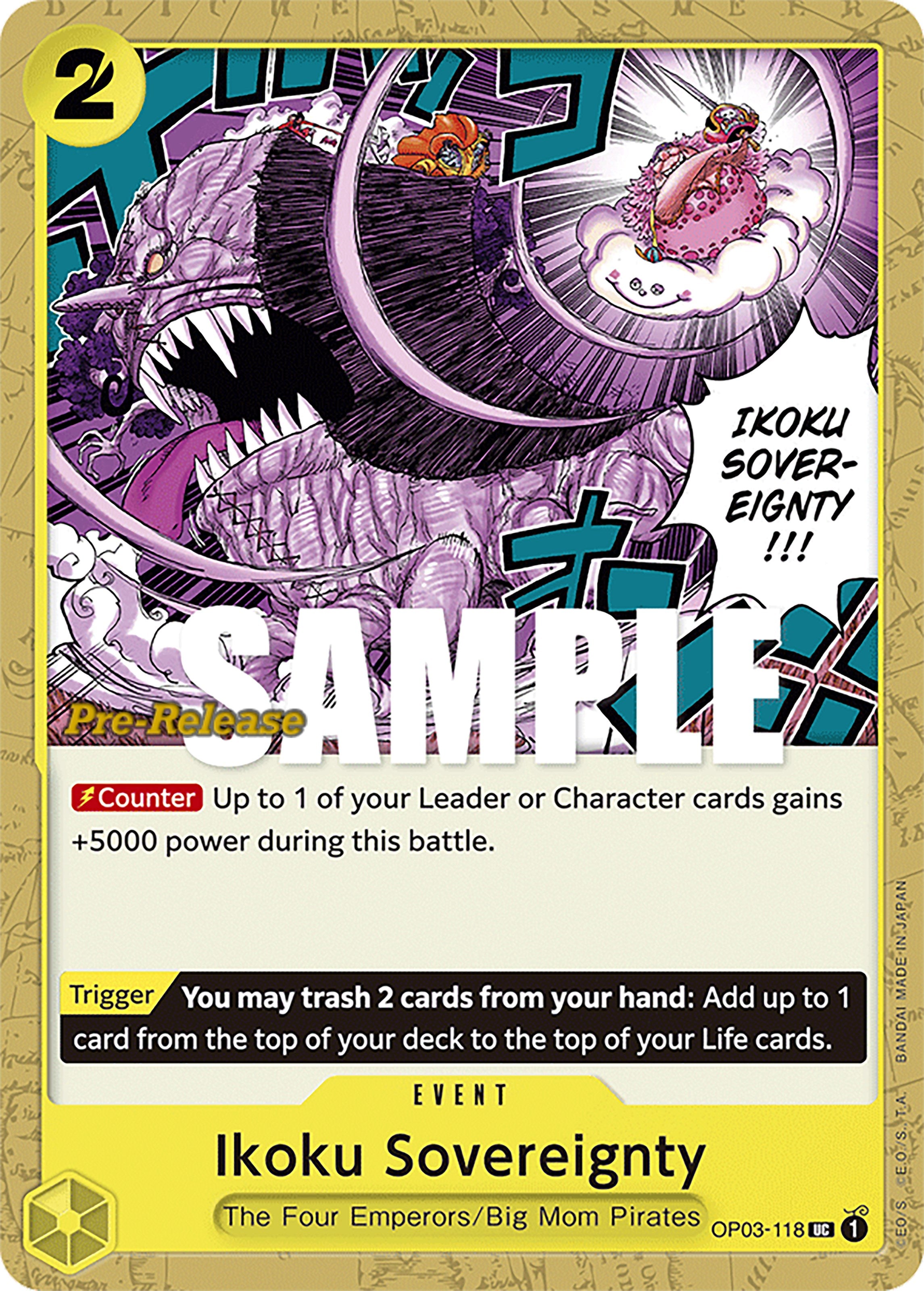 Ikoku Sovereignty [Pillars of Strength Pre-Release Cards] | Total Play