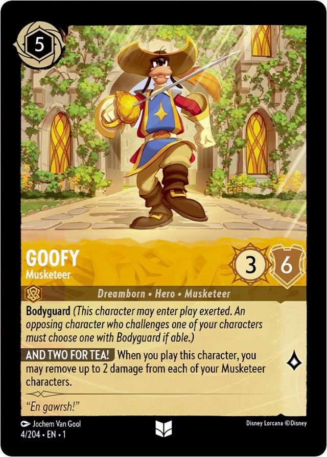 Goofy - Musketeer (4/204) [The First Chapter] | Total Play