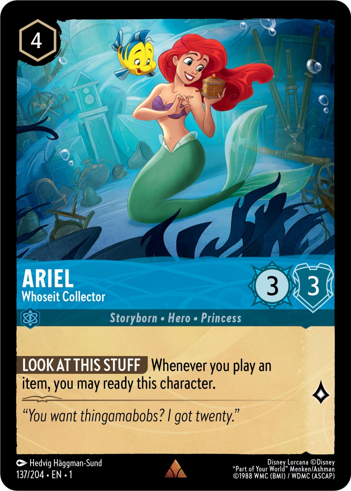 Ariel - Whoseit Collector (137/204) [The First Chapter] | Total Play