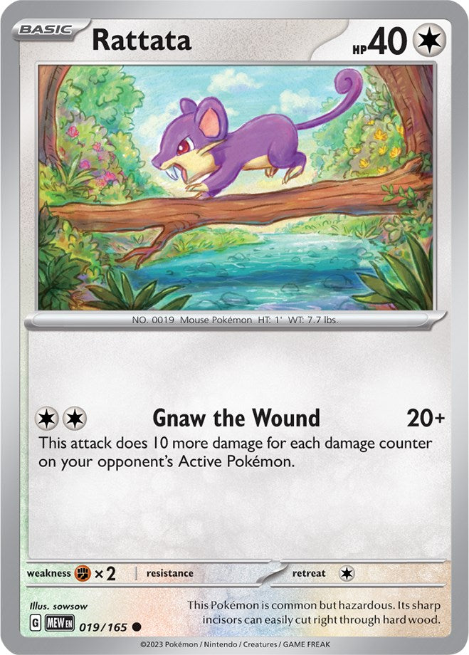 Rattata (019/165) [Scarlet & Violet 151] | Total Play