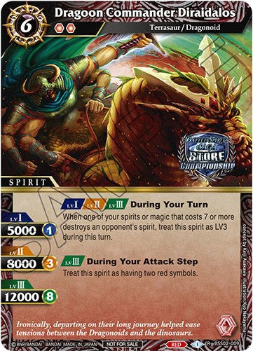 Dragoon Commander Diraidalos (Championship Card Pack 2023 Vol. 2) (BSS02-009) [Battle Spirits Saga Promo Cards] | Total Play