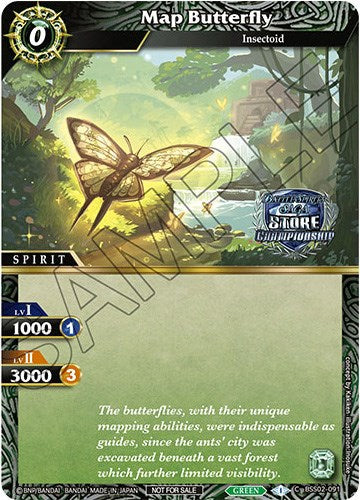 Map Butterfly (Championship Card Pack 2023 Vol. 2) (BSS02-091) [Battle Spirits Saga Promo Cards] | Total Play